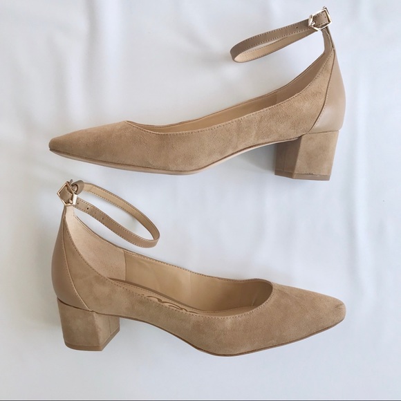 block heel ballet shoes